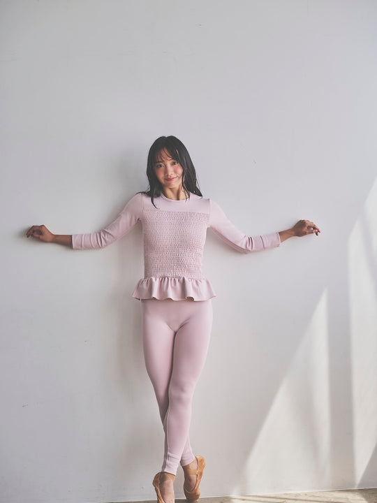 Prelude leggings / dusty pink