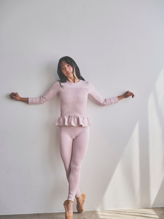 Prelude leggings / dusty pink