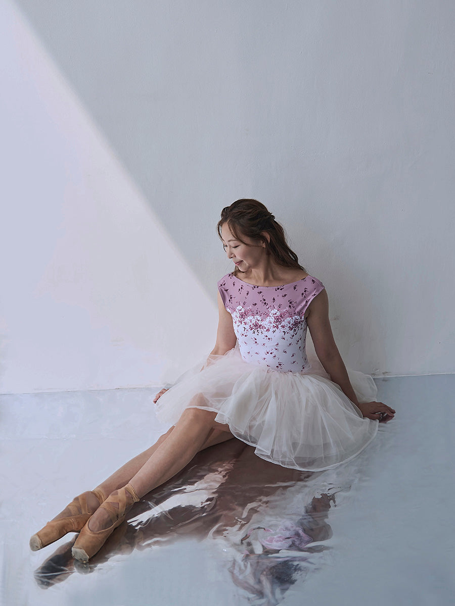 type K boat neck / cosmos rose
