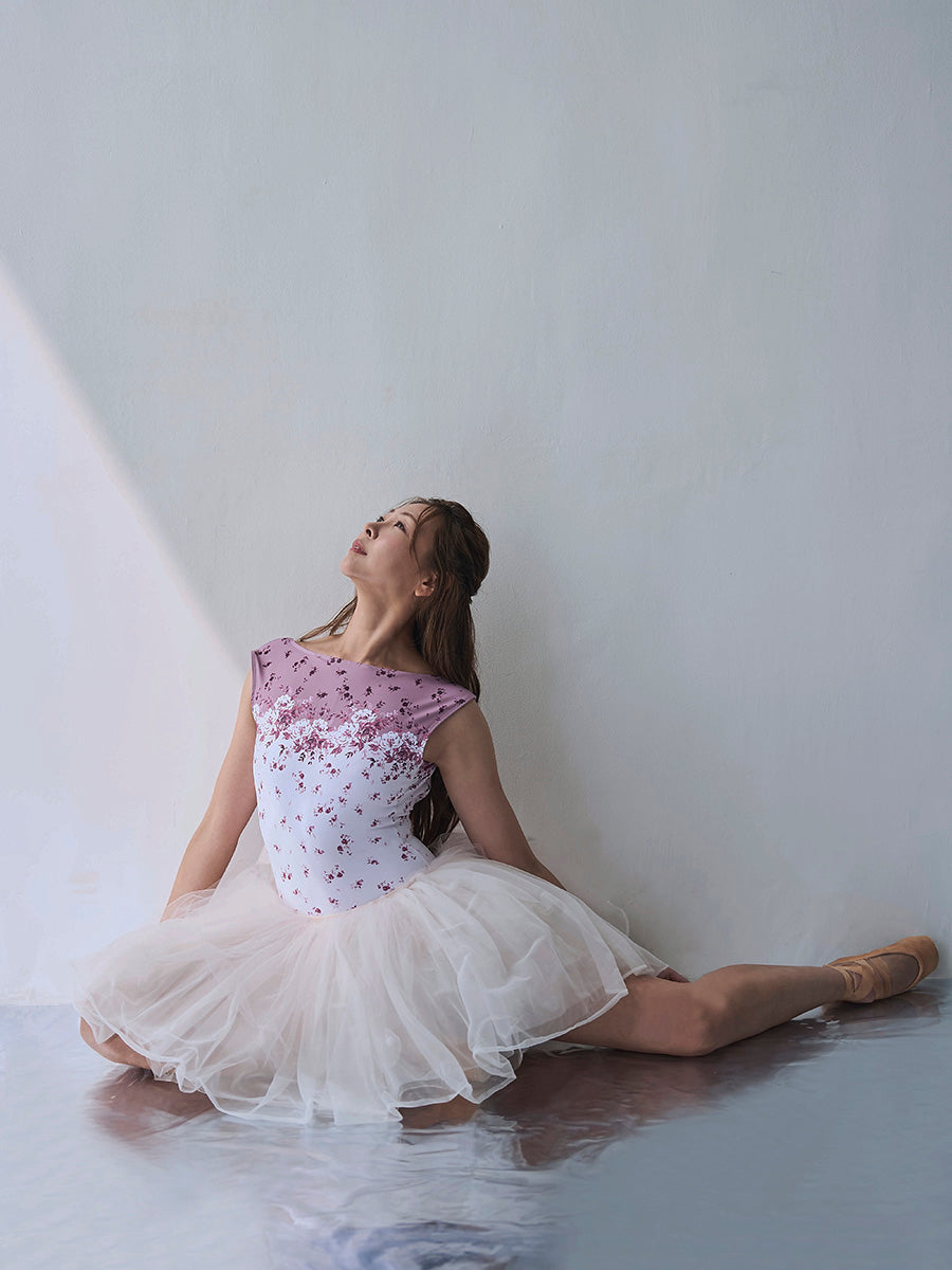 type K boat neck / cosmos rose