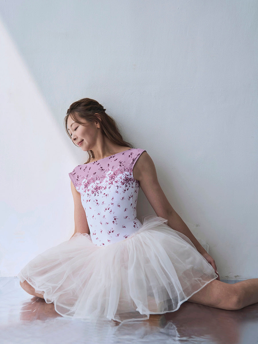 type K boat neck / cosmos rose