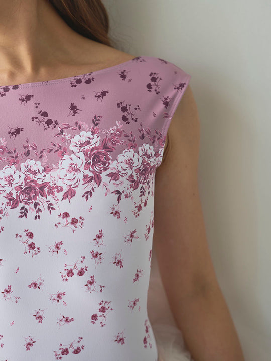 type K boat neck / cosmos rose