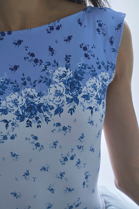 type K boat neck / cosmos blue mist