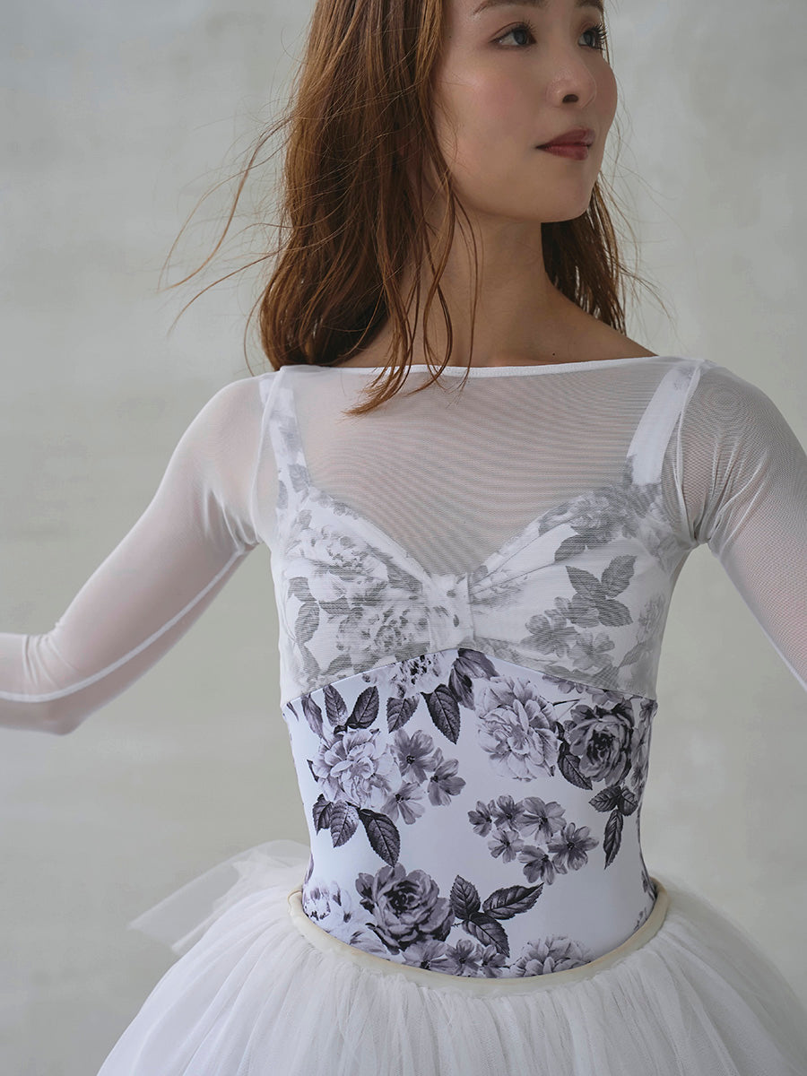 type L long ribbon / Orbit white