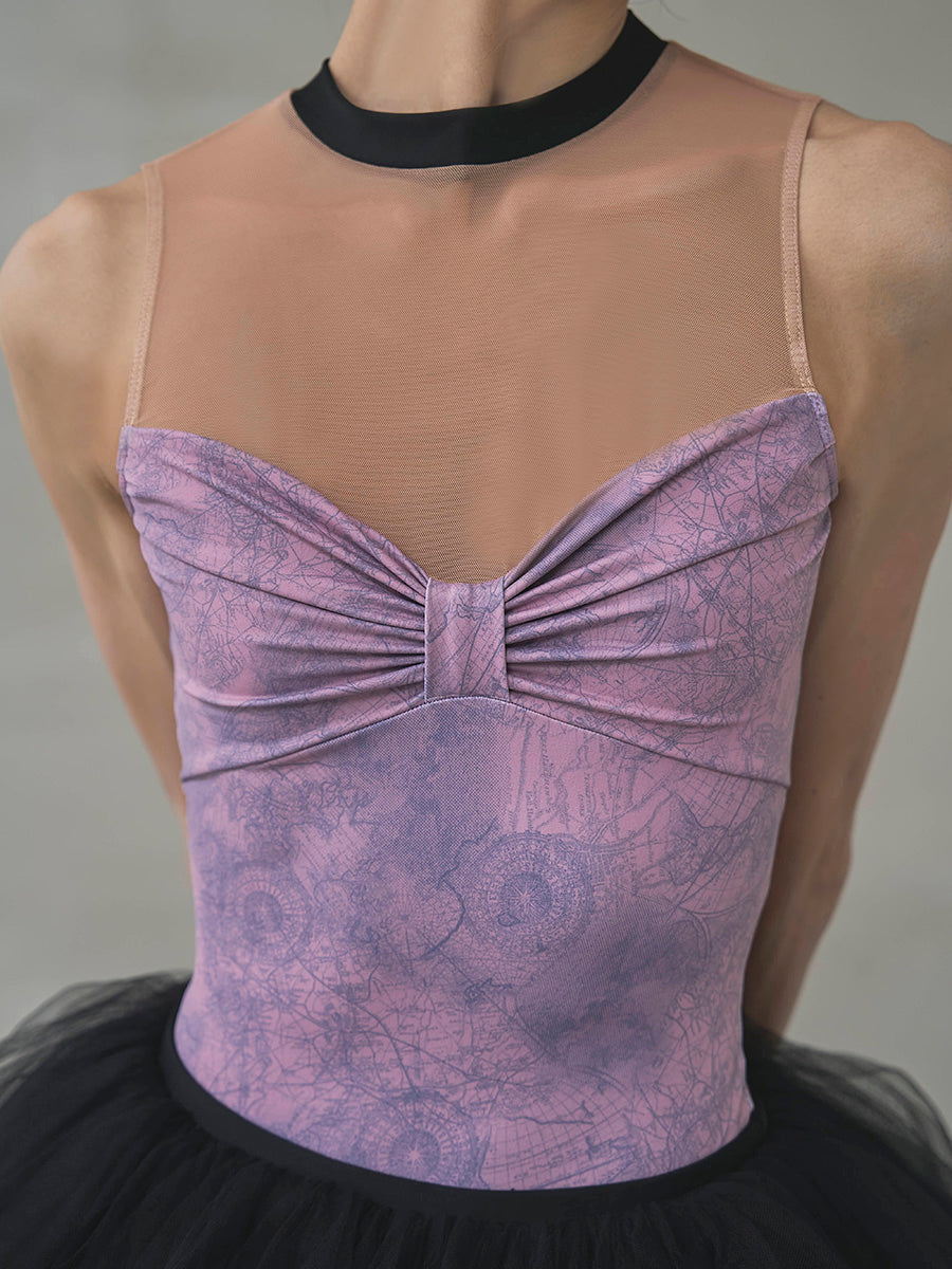 type Y neck ribbon / Atlas pink