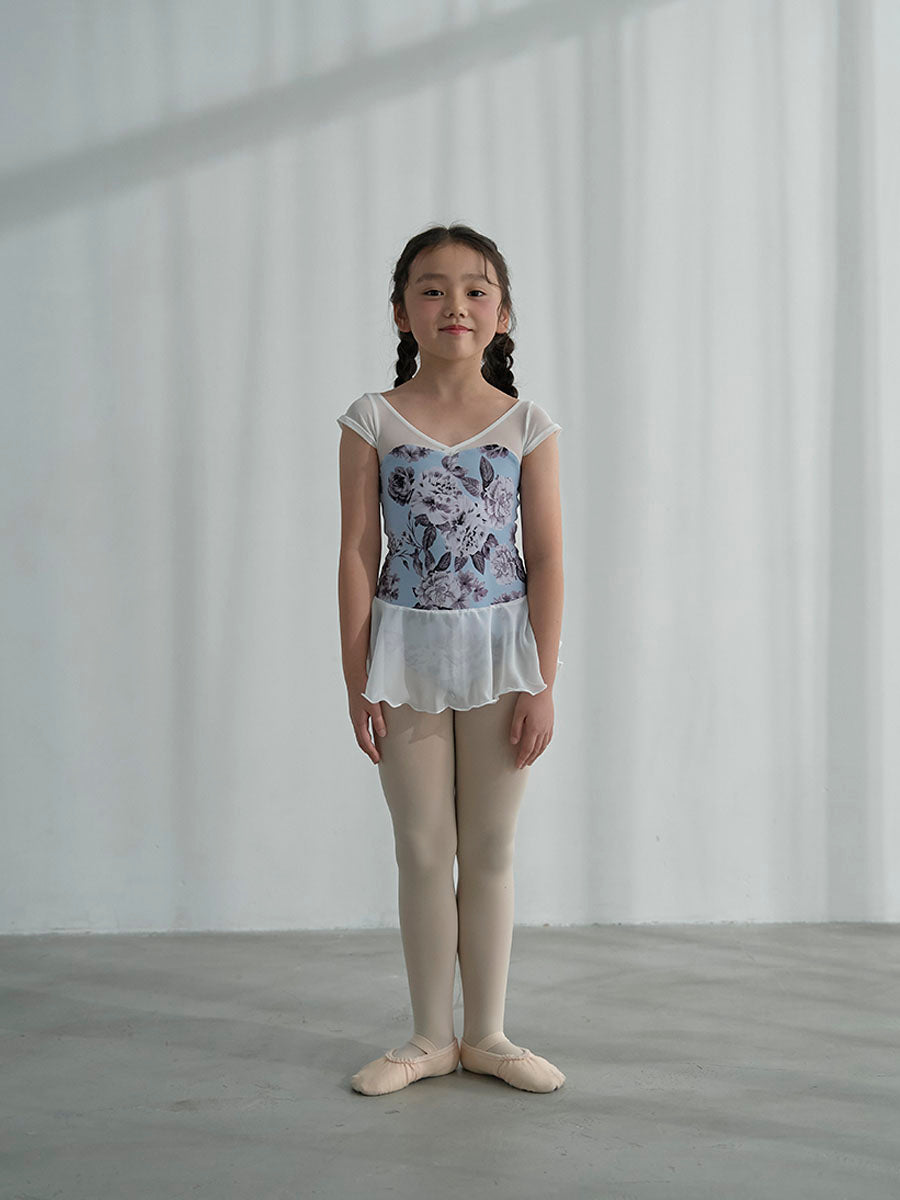 type H half sleeve / Orbit blue / kids & girl