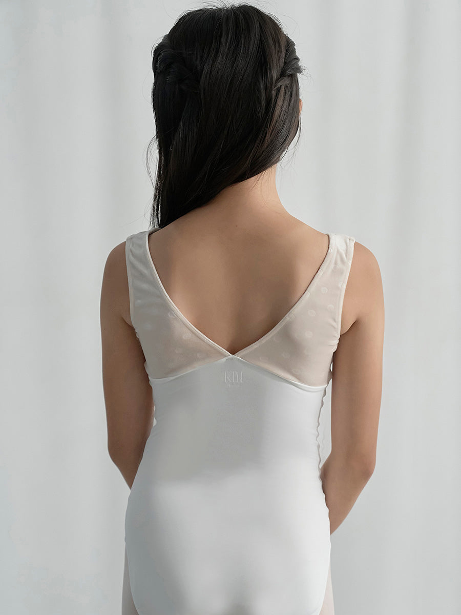 Retune.stina / Walts / velours dot off white / kids & girl