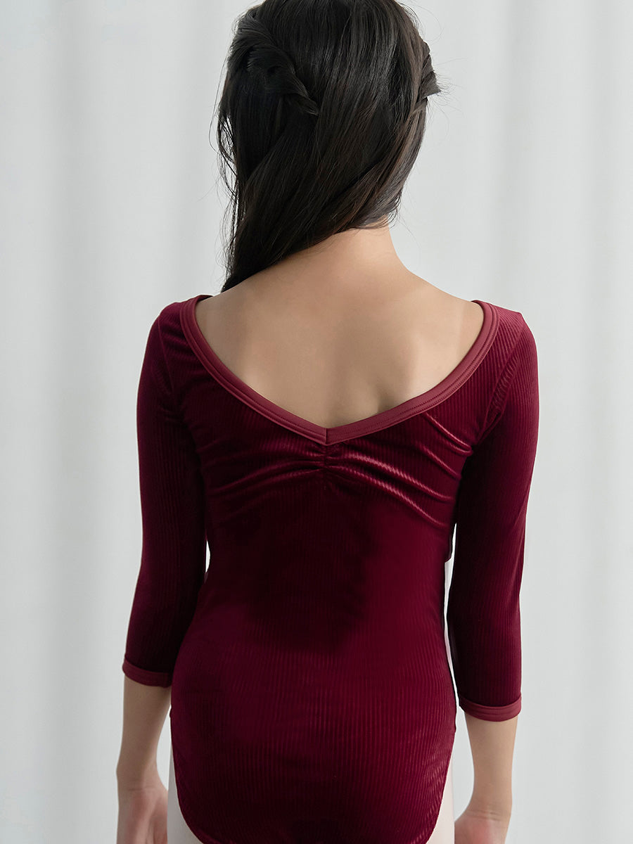 Retune.stina / Nocturne / Ribbed velours Bordeaux / girl