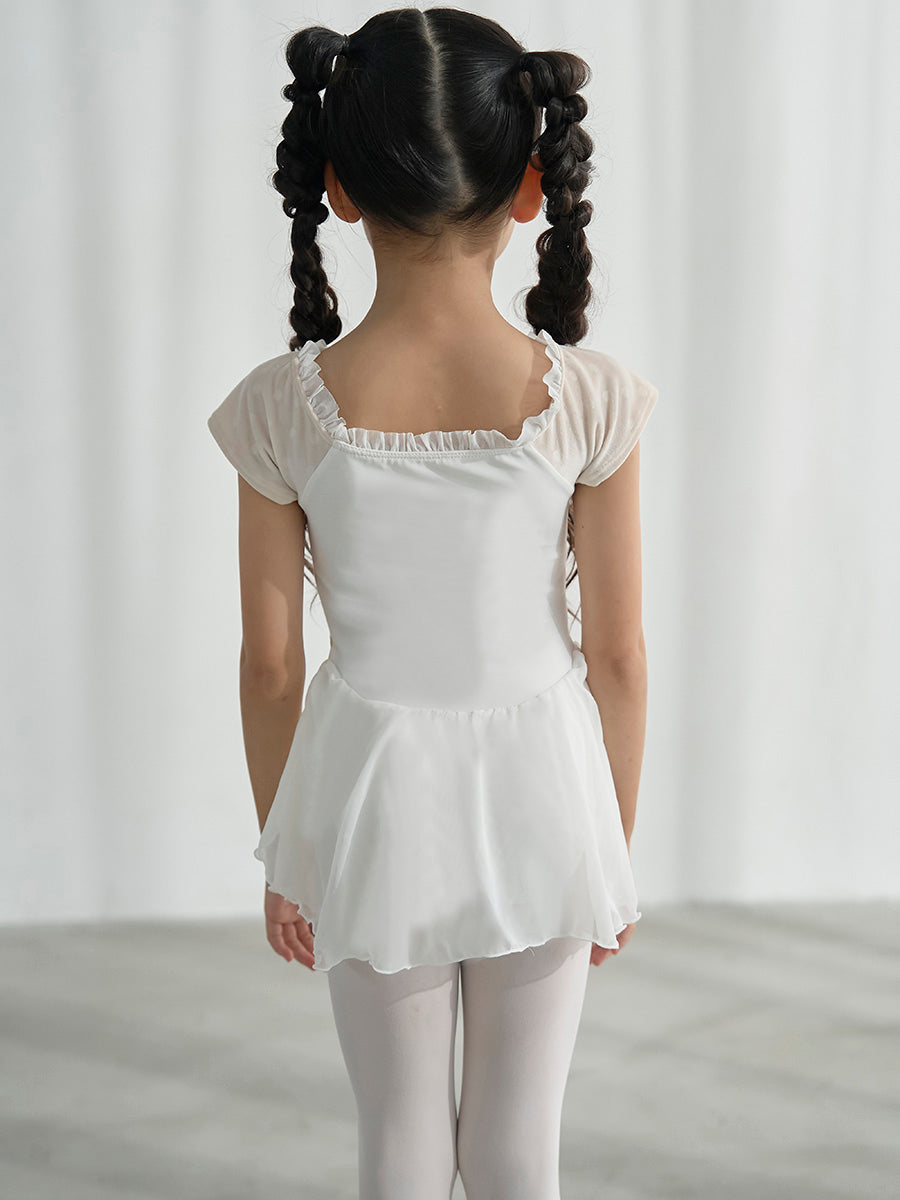 Retune.stina / Dólce / velour dot off-white / kids & girl