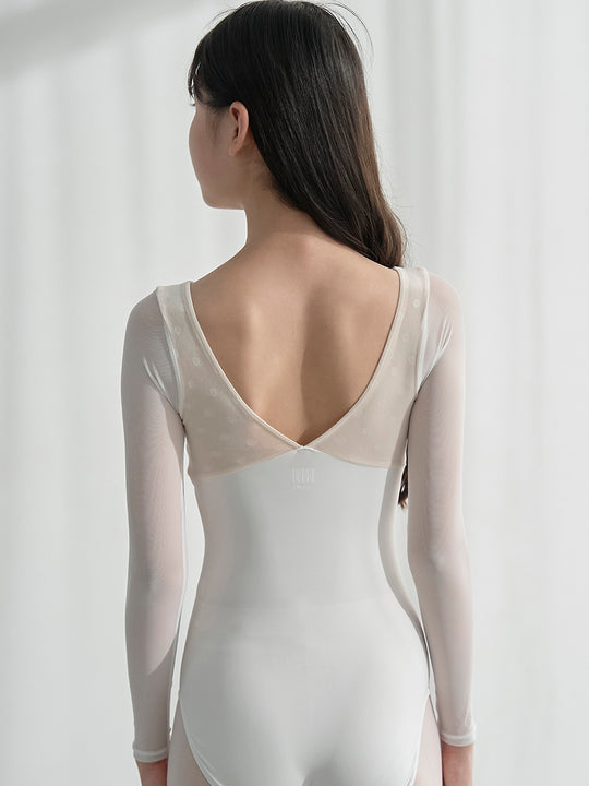 Retune.stina / Walts long / velours dot off white / girl