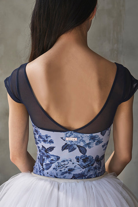 H-type half sleeve / Orbit blue gray