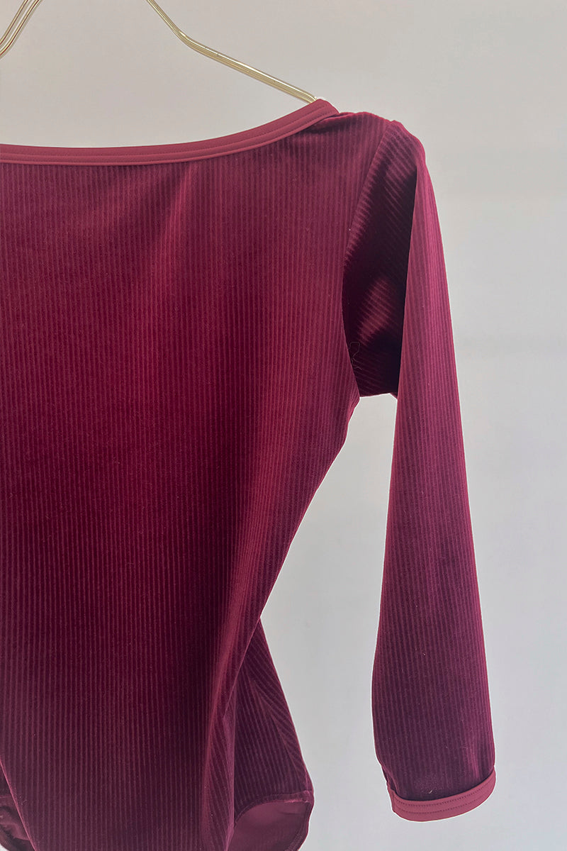 Retune.stina / Nocturne / Ribbed velours Bordeaux / girl