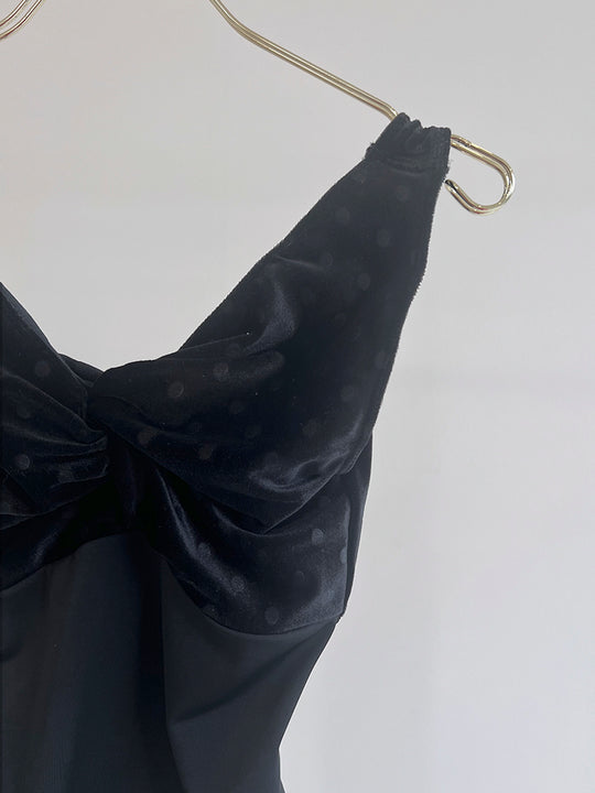Retune.stina / Walts / velours dot black
