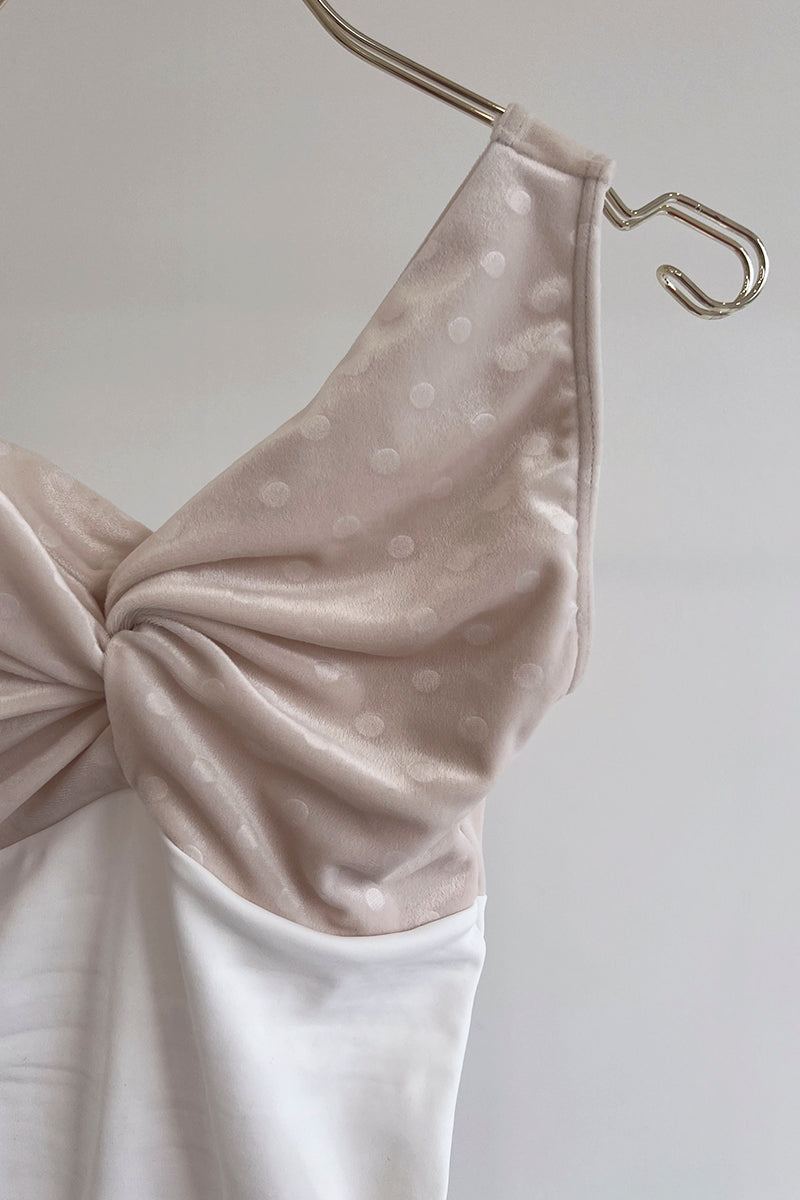 Retune.stina / Walts / velours dot off white / kids & girl