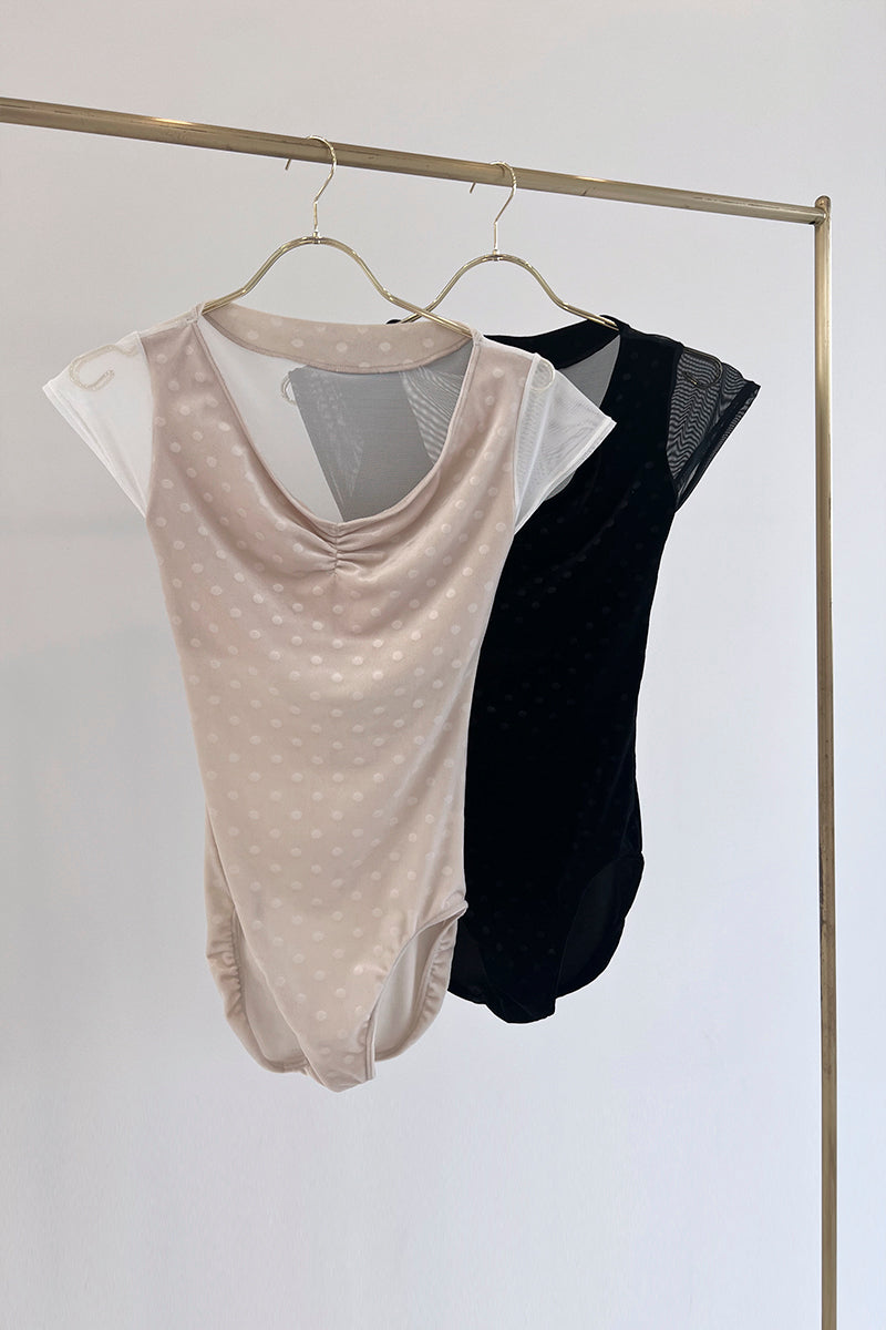 Retune.stina / butterfly cap / velours dot off white / kids & girl