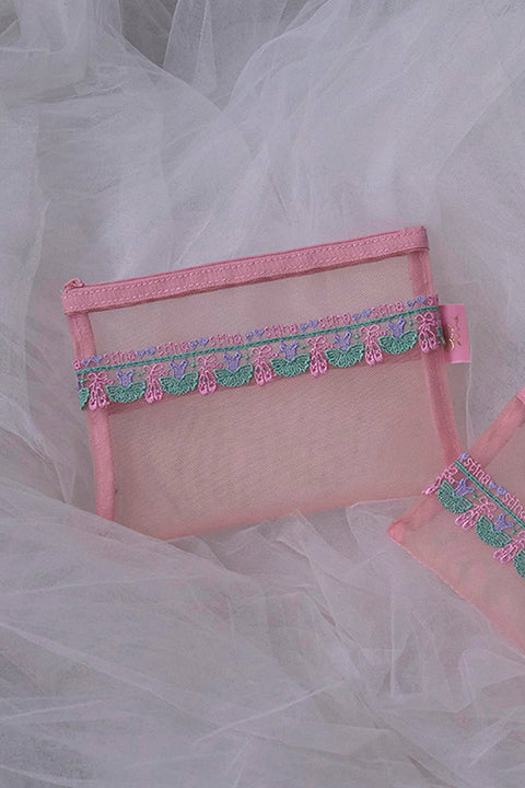 Chikazawa Lace Co. × stina Ballerina Pouch