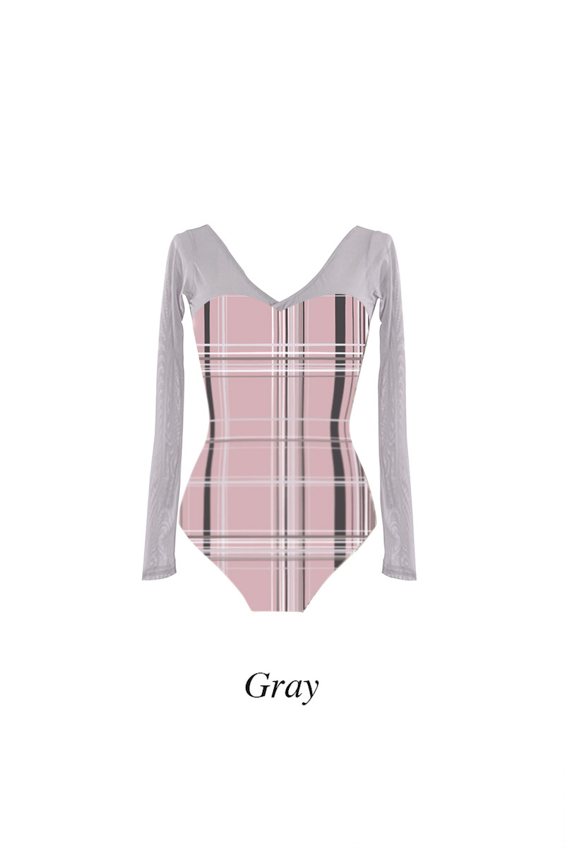 stina / type V lucky / silky pink check / custom