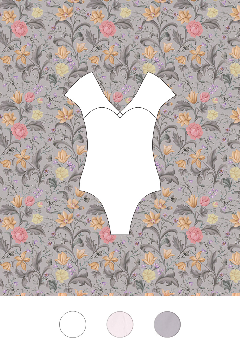 stina / type H half sleeve / noble gray / custom