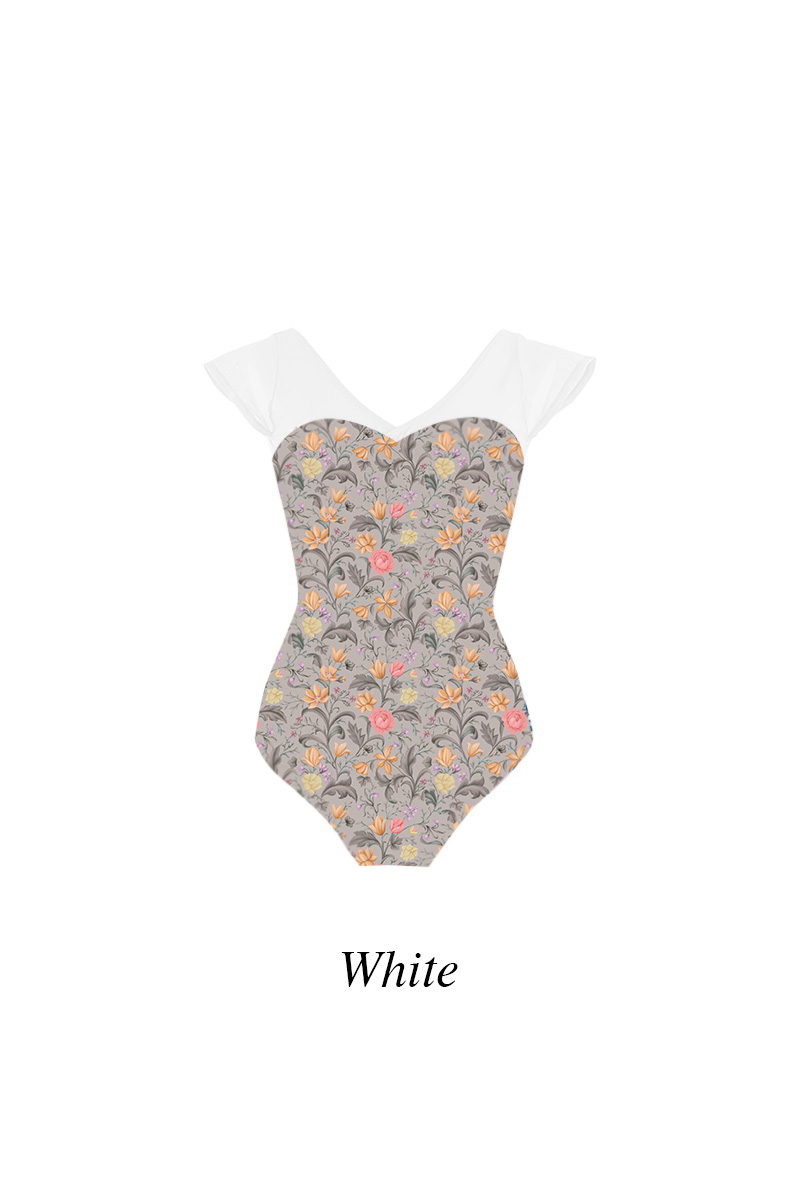 stina スティナ　レオタード　タイプH　グレー stina / type H half sleeve / authentic gray