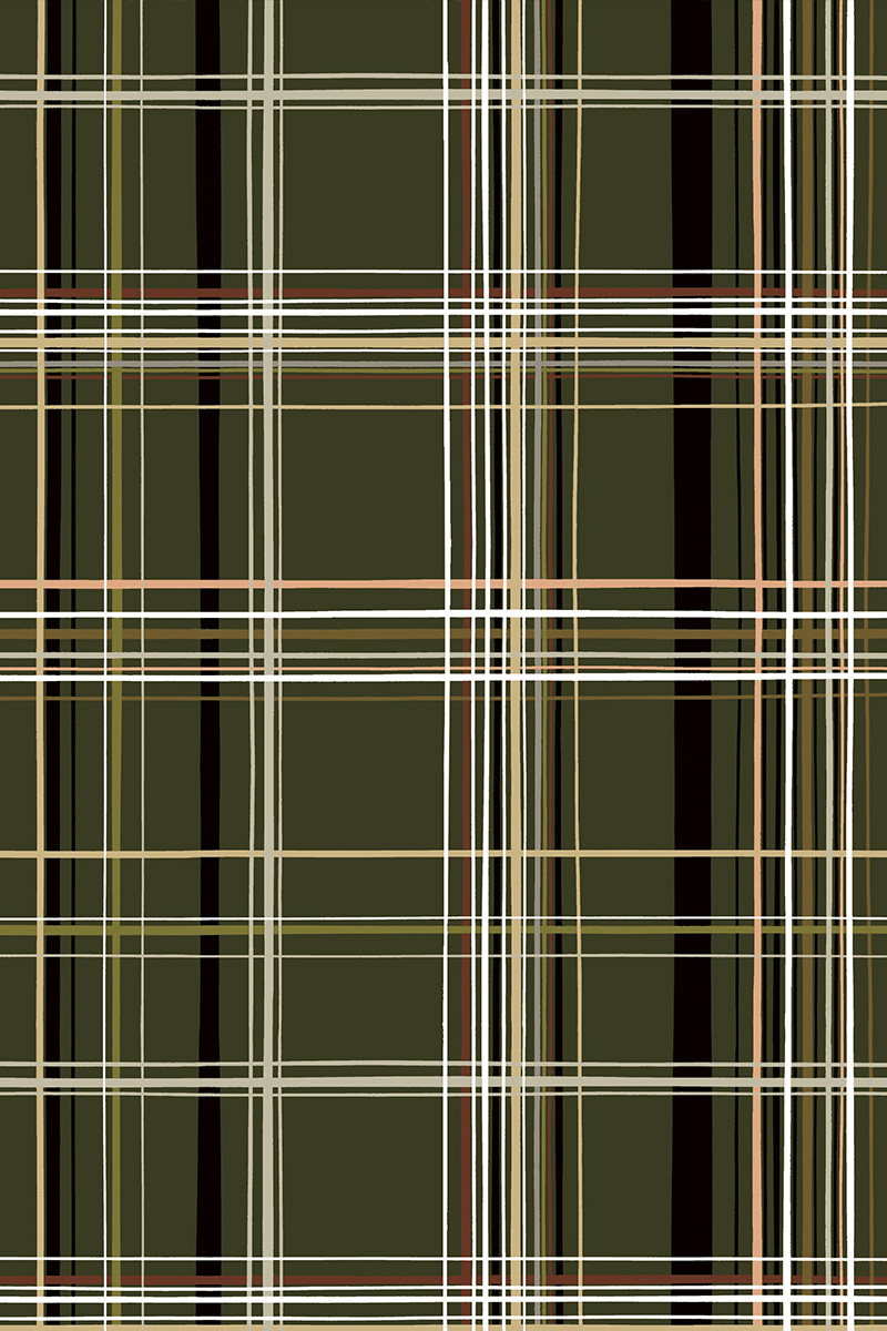 stina / type H half sleeve / olive check / custom