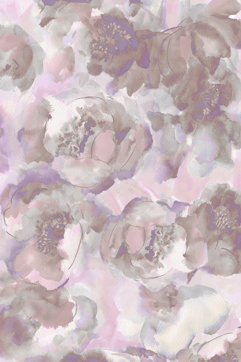 stina / type U ballerina ＋ / blurred flower pink / custom