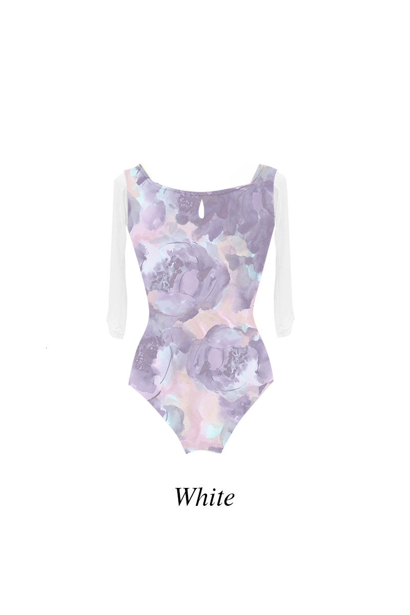 stina / type U ballerina ＋ / blurred flower purple / custom