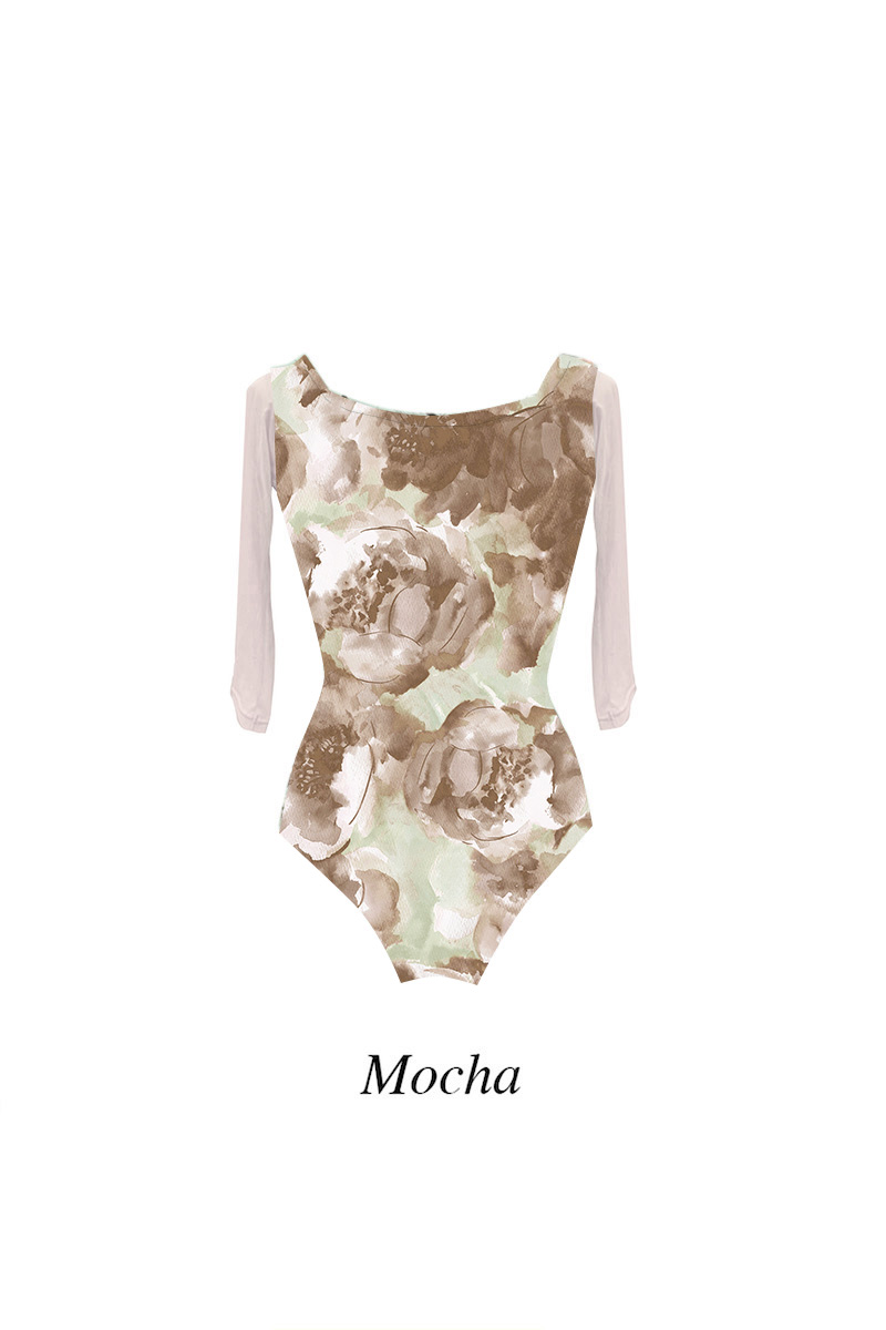 stina / type U ballerina ＋ / blurred flower brown / custom