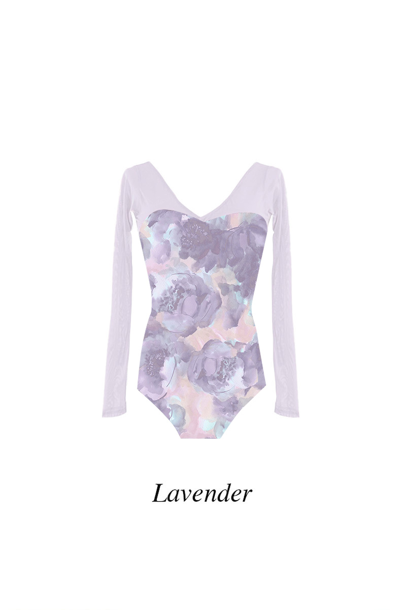 stina / type V lucky / blurred flower purple / girl /custom