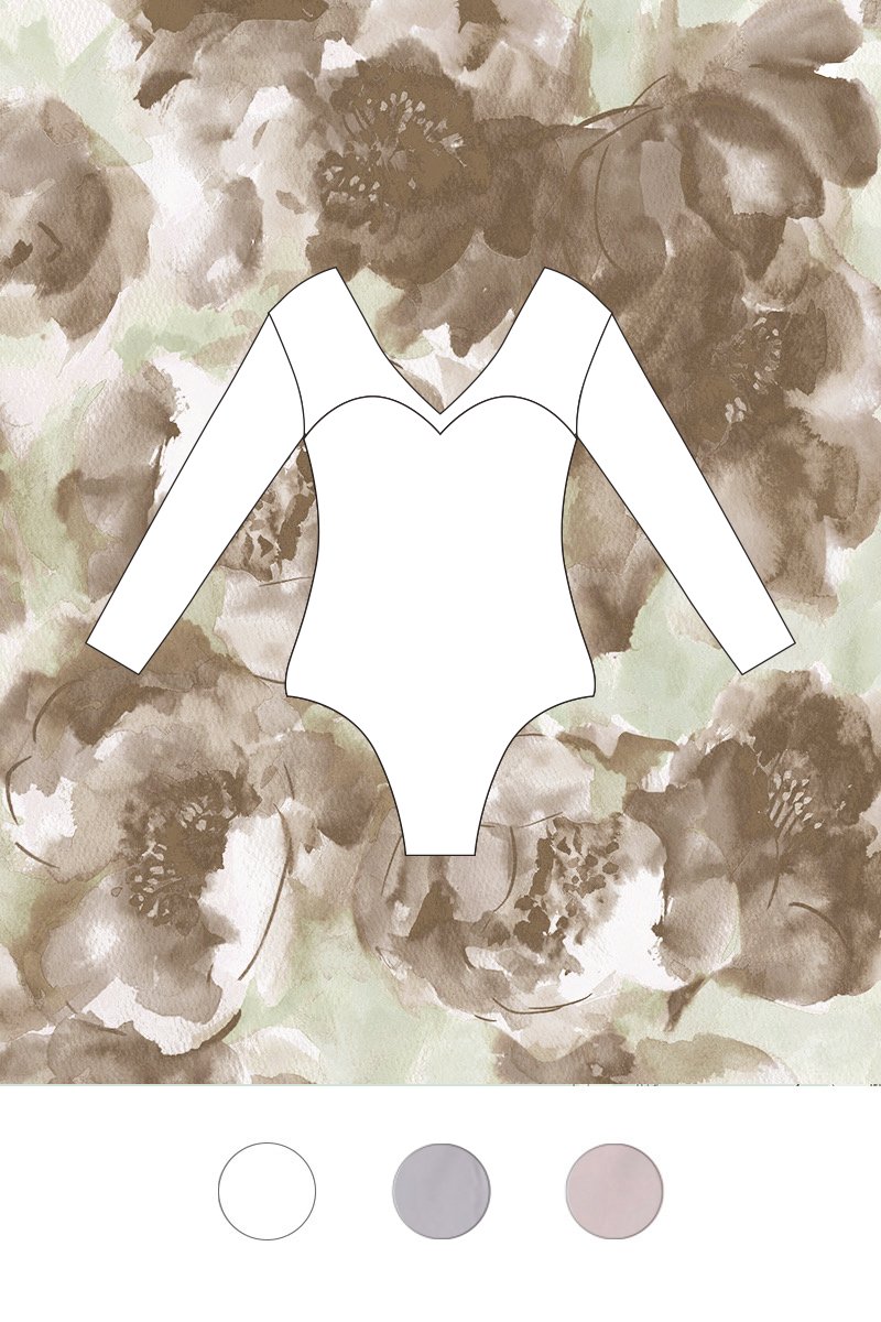 stina / type V lucky / blurred flower brown / girl /custom