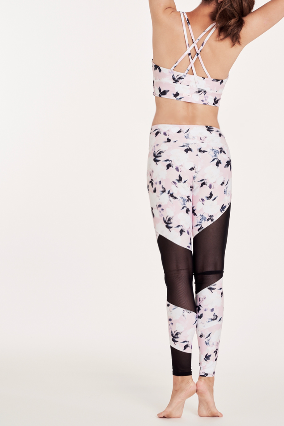 stina / Workout Pants/pinkflower