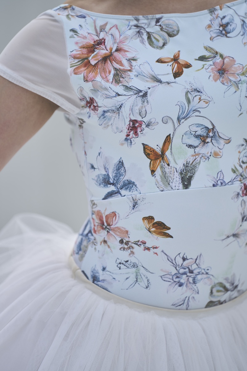 stina / type P cap sleeve / Golden Hour mint