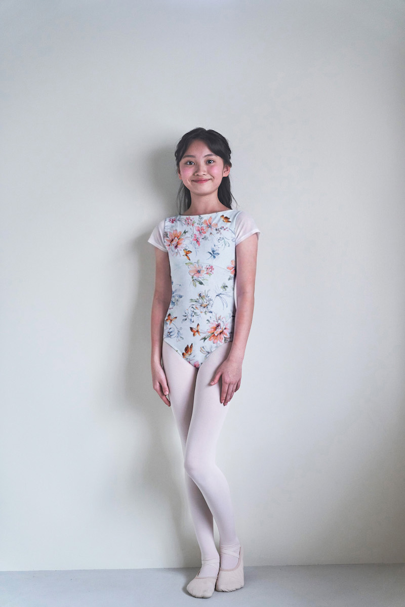 stina / type P cap sleeve / Golden Hour mint / kids / girl