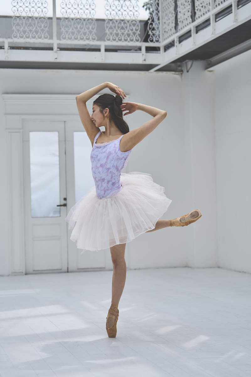 stina / type L long ribbon / Aurora lychee