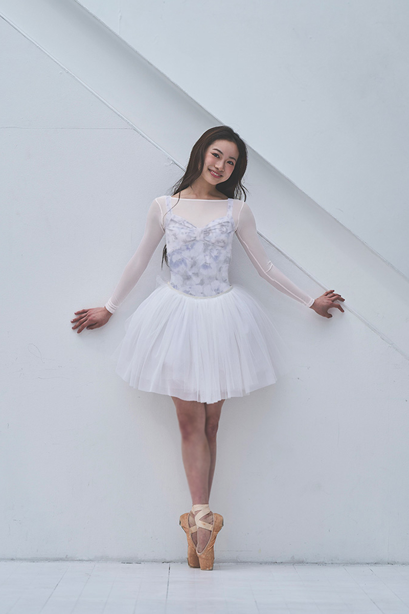 stina / type L long ribbon / Aurora pink