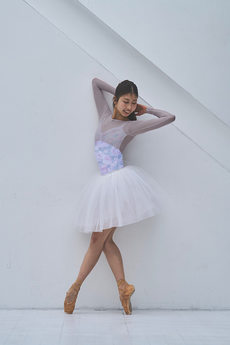 stina / type L long ribbon / Aurora lilac