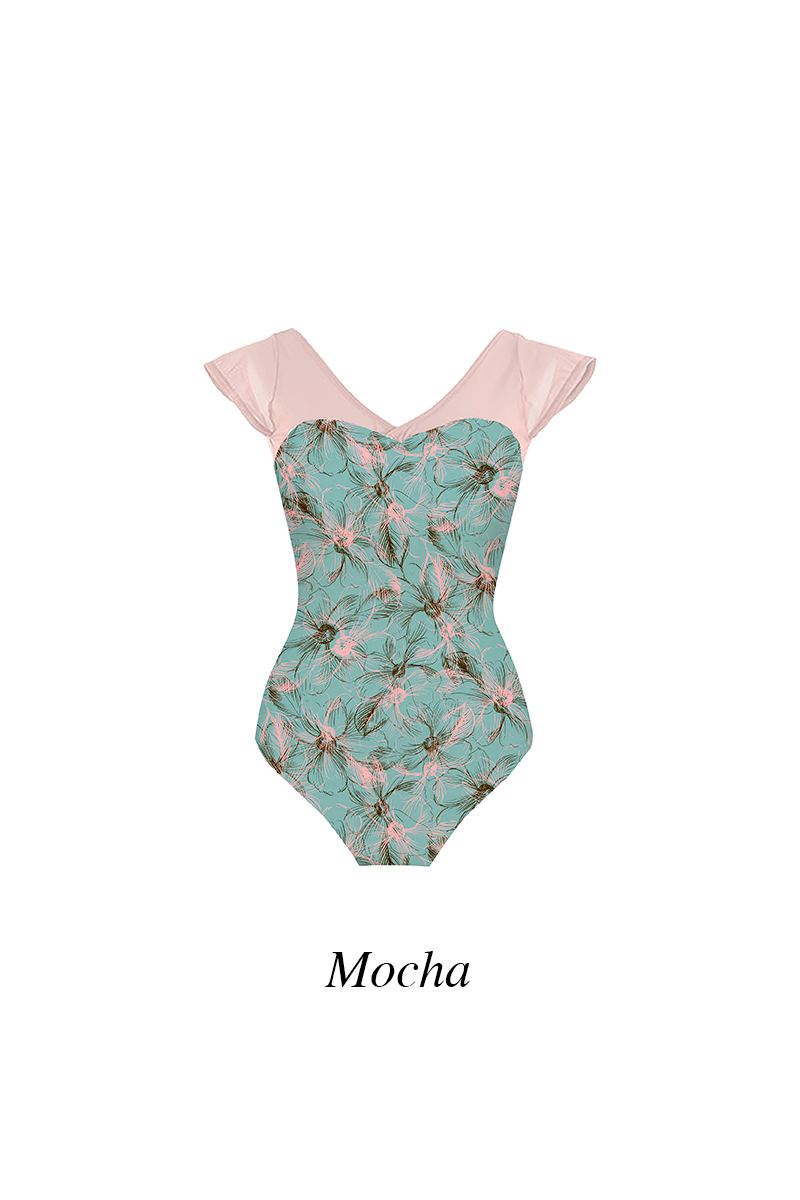 stina / type H half sleeve / pastel turquoise