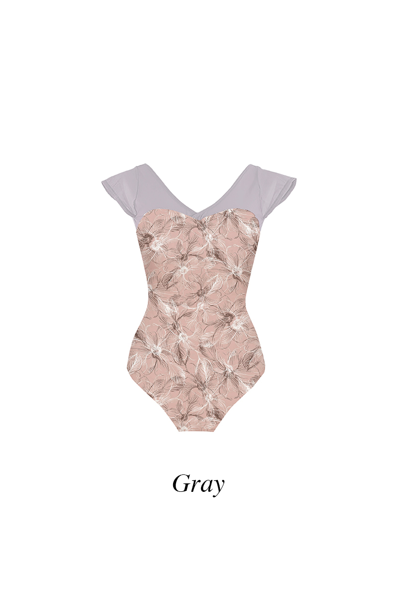 stina / type H half sleeve / pastel beige gray