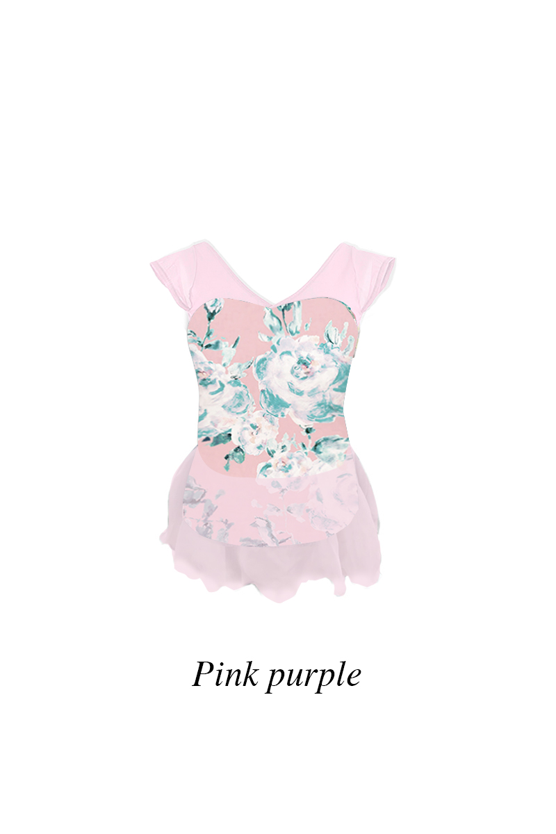 stina / type H half sleeve / mokumoku pink / kids & girl