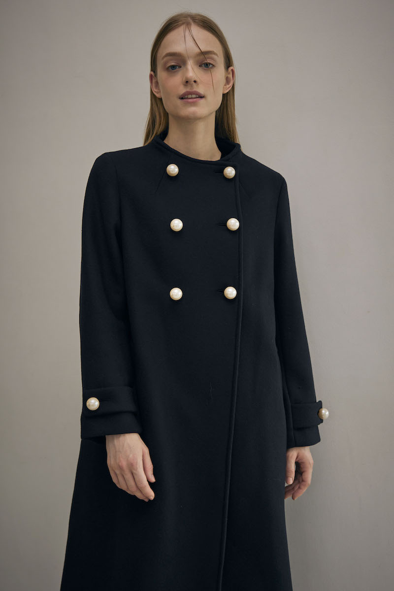 stina / Pearl button coat