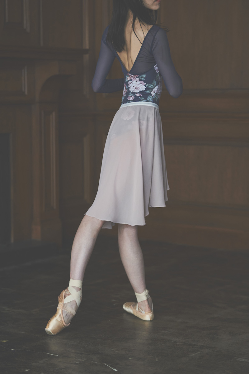 stina / pull-on skirt / milky rose