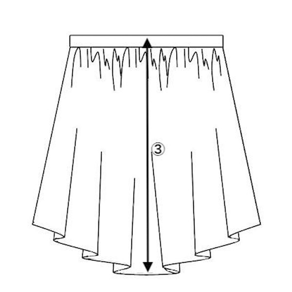 stina / pull-on skirt